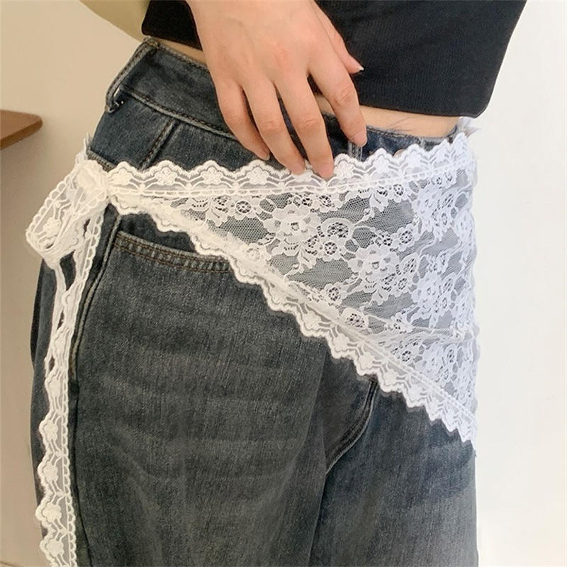 Lace Ribbon Trim - Triangle Lace Short Skirt Half Skirt