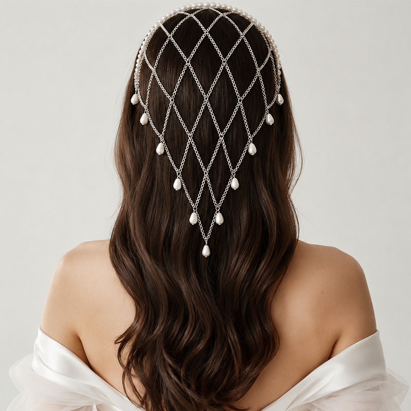 Imitation Pearl Trim Mesh Head - đánh giá và giá Beaded Trim Fringe