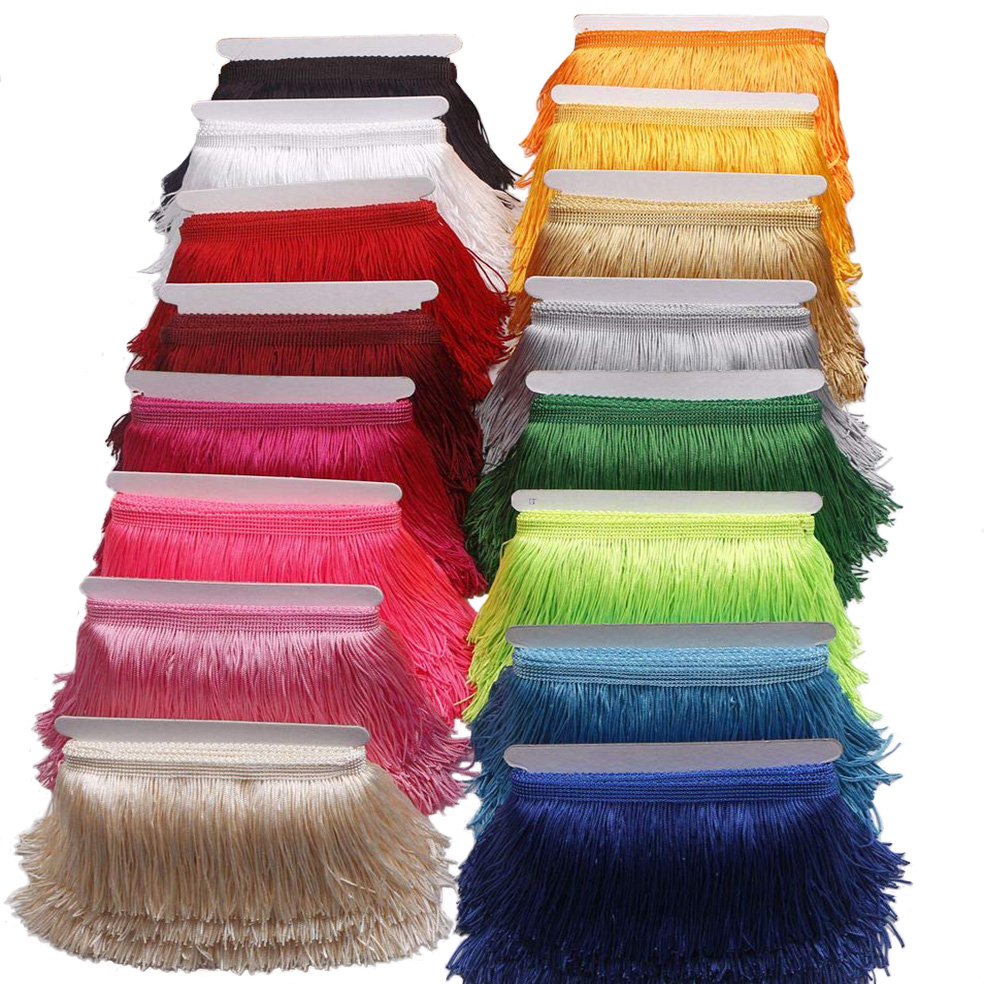 10 Thước 15Cm Dài Tua Rua Tua  - đánh giá và giá Fringe Ribbon Sewing
