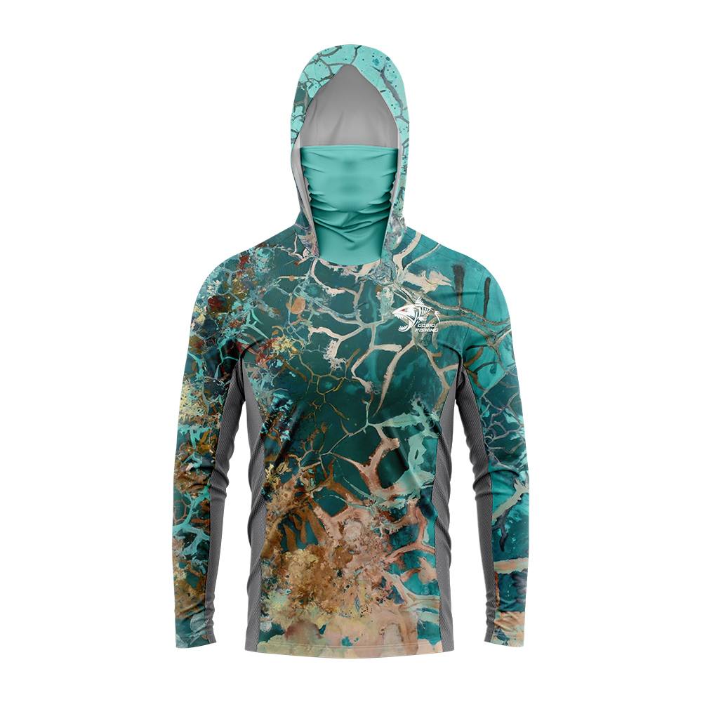 UPF50+ Hooded Fishing Shirt Bu - đánh giá và giá Embellish Knit