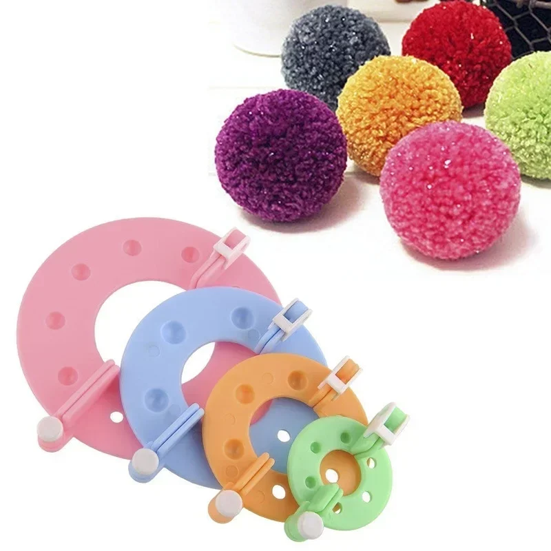 8PCS 4 Sizes Fluff Ball Weaver - đánh giá và giá Pom Pom Maker Tool