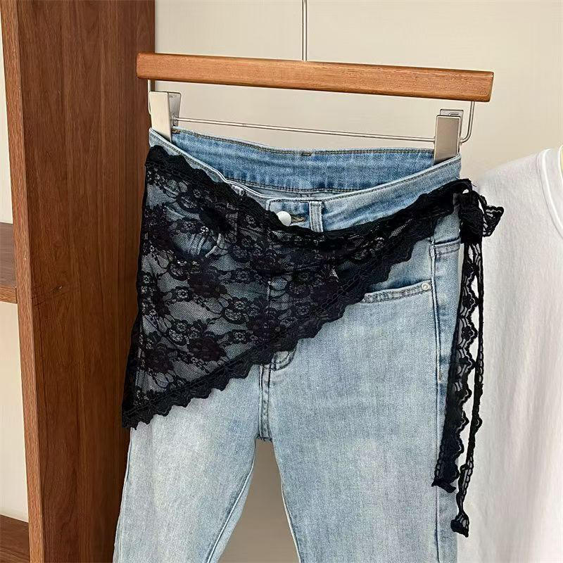 Triangle Lace Short Skirt Half - đánh giá và giá Lace Ribbon Trim