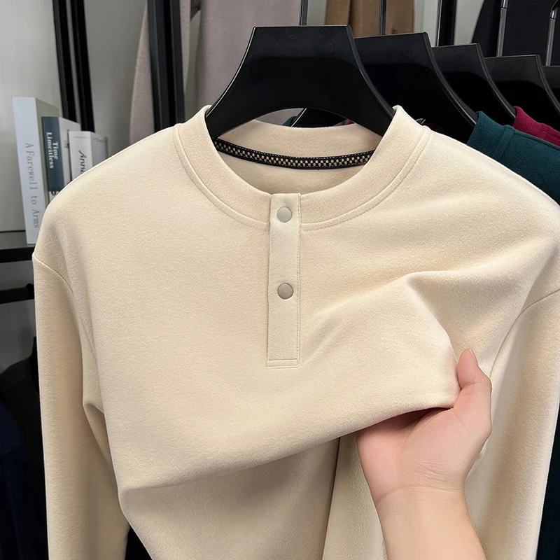 Mens Loose Fit Henley Pullover - đánh giá và giá Embellish Knit