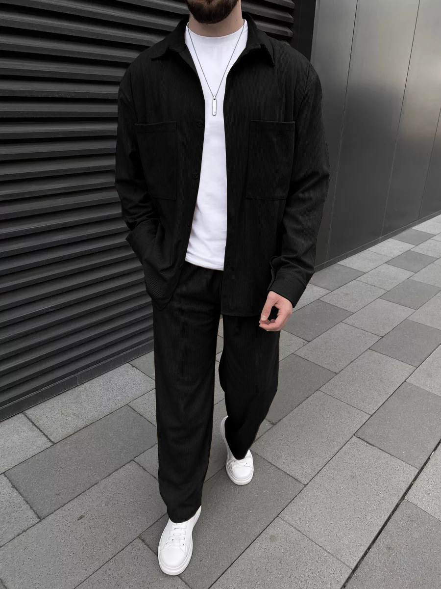 Men's Corduroy Two-Piece Outfi - đánh giá và giá Embellish Knit