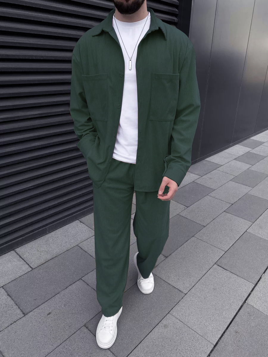Men's Corduroy Two-Piece Outfi - đánh giá và giá Embellish Knit