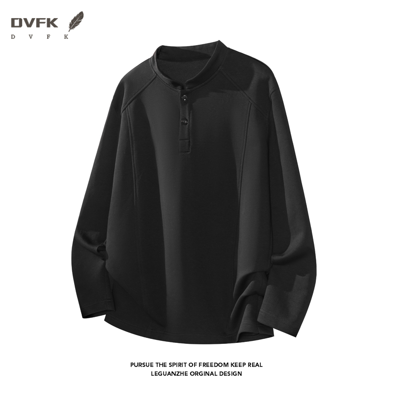 Men Raglan Sleeve Henley Long  - đánh giá và giá Embellish Knit