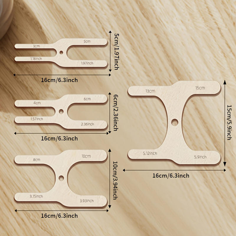 4pcs Wooden Pom-Pom Maker Set  - đánh giá và giá Pom Pom Maker Tool