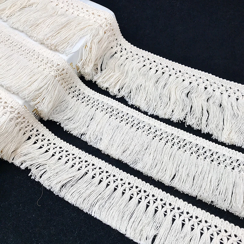 10Yard/Lot Beige 6CM/8CM Tasse - đánh giá và giá Fringe Ribbon Sewing