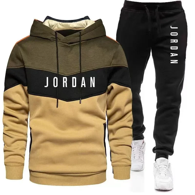 Men Jordan Letter Print Tracks - đánh giá và giá Embellish Knit