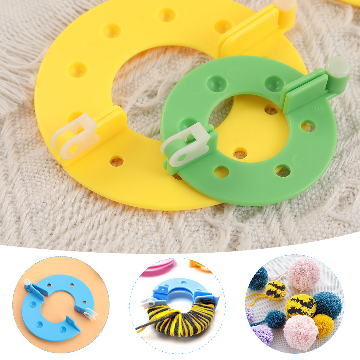 8Pcs Fluff Ball Maker 4 Sizes  - đánh giá và giá Pom Pom Maker Tool